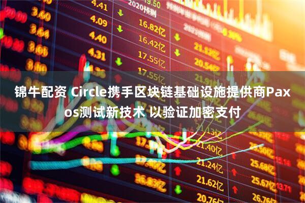 锦牛配资 Circle携手区块链基础设施提供商Paxos测试新技术 以验证加密支付