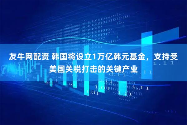 友牛网配资 韩国将设立1万亿韩元基金，支持受美国关税打击的关键产业