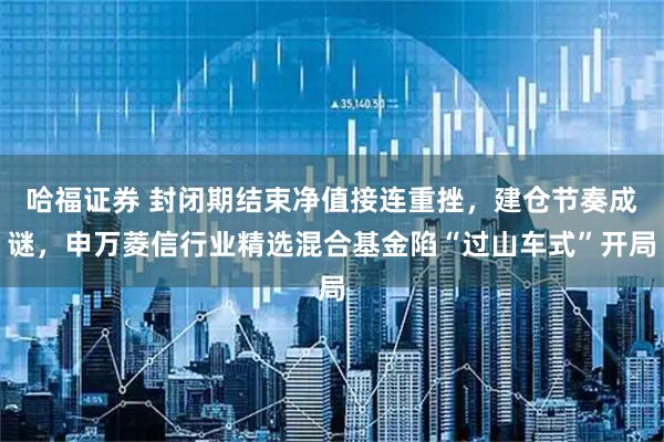 哈福证券 封闭期结束净值接连重挫，建仓节奏成谜，申万菱信行业精选混合基金陷“过山车式”开局